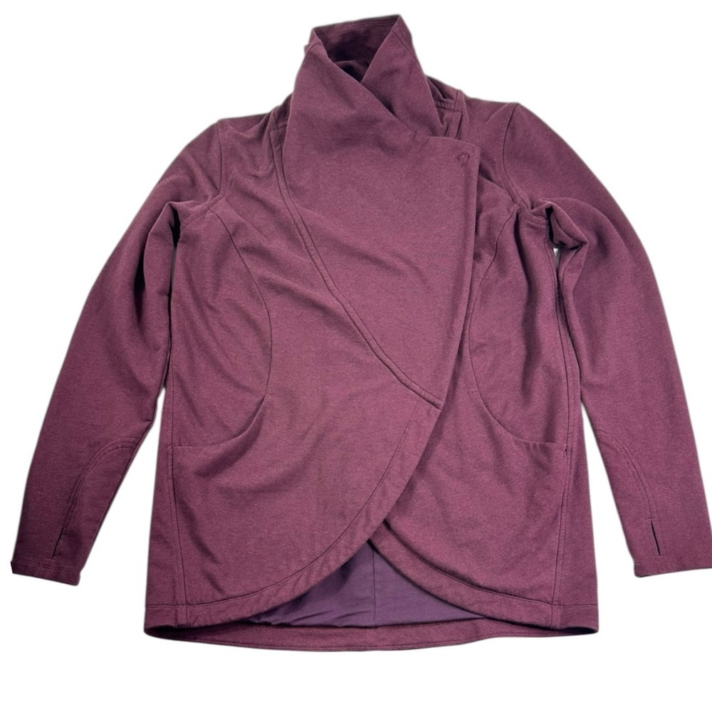 Lululemon That's A Wrap Heathered Bordeaux Drama size 8